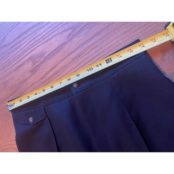 Ralph Lauren Collection Wool Pants Crepe Gabardine Trousers Slim Black Runway 8 - Picture 12 of 14